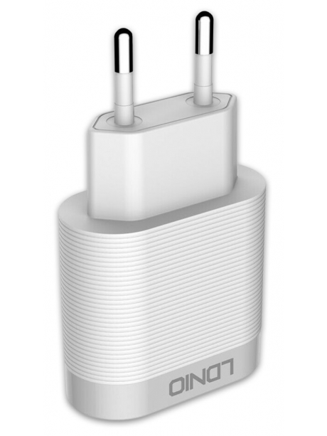зарядное устройство LDNIO A303Q USB*3A Quick Charge 3.0 + кабель USB - micro USB white