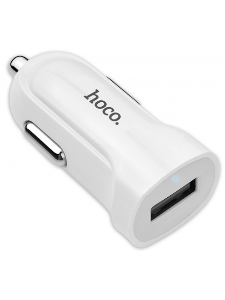 автомобильное зарядное устройство Hoco Z2 1USB 1.5A white
