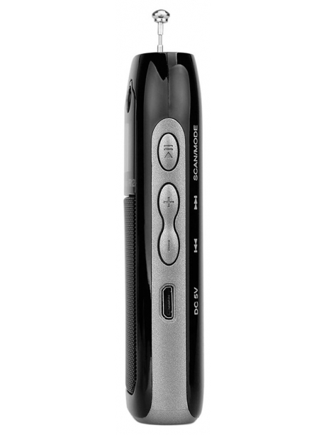 карманный мини радиоприемник с mp3  Retekess PR12 black