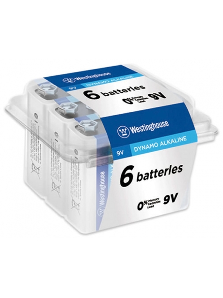 щелочная батарейка Westinghouse 6LR61/Крона Dynamo Alkaline-PB6 