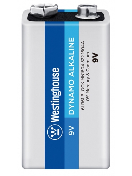 щелочная батарейка Westinghouse 6LR61/Крона Dynamo Alkaline-PB6 