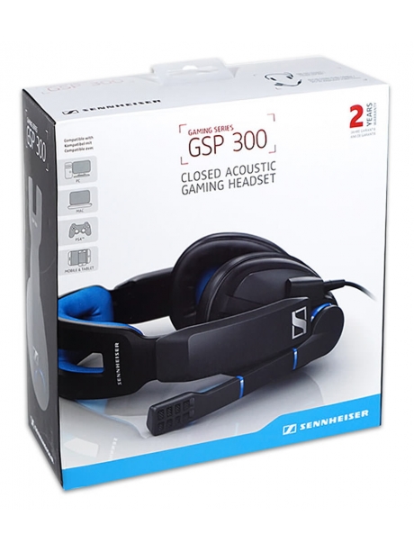 игровая гарнитура для аудиокарты Sennheiser GSP 300 black