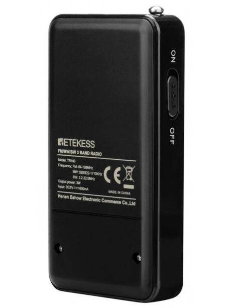 цифровой карманный мини радиоприемник Retekess TR103 
