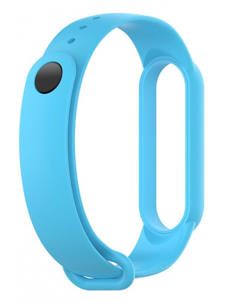 силиконовый ремешок Xiaomi для Mi Band 5 голубой