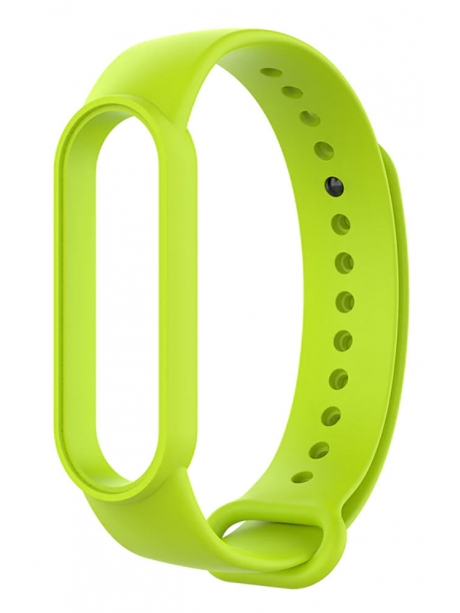 силиконовый ремешок Xiaomi для Mi Band 5 лайм