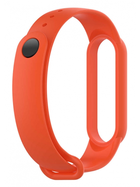 силиконовый ремешок Xiaomi для Mi Band 5 оранжевый