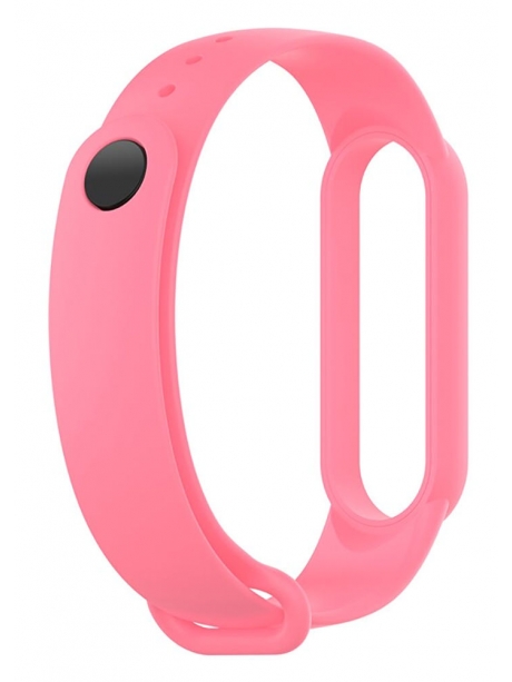 силиконовый ремешок Xiaomi для Mi Band 5 розовый