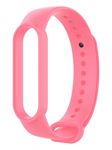 силиконовый ремешок Xiaomi для Mi Band 5 розовый