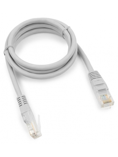 патч корд Cablexpert UTP кат.5e, 1м, литой серый