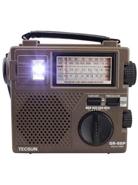 портативный радиоприемник для похода Tecsun Green-88P (export version) sand
