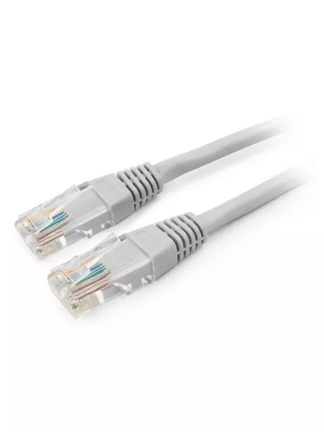 патч корд Cablexpert UTP кат.5e, 3м, литой серый