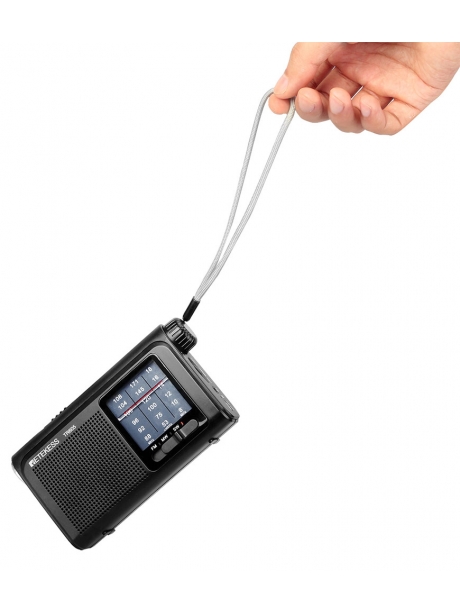 портативный цифровой радиоприемник Retekess TR605 black