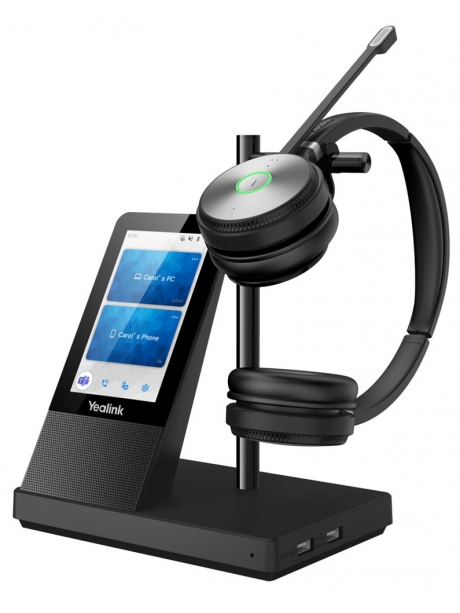 Профессиональная беспроводная DECT гарнитура Yealink WH66 Dual UC 