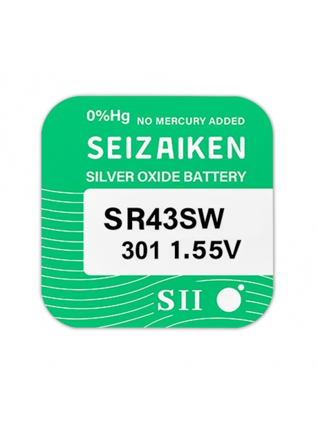 батарейка для часов SEIZAIKEN SR-43 SW/301 