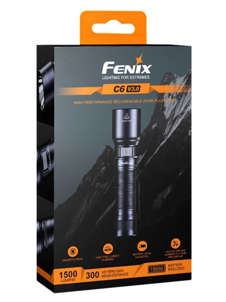 светодиодный фонарь Fenix C6 V3.0 black