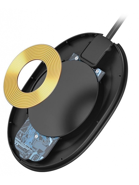 беспроводная зарядка для телефона Baseus Jelly wireless charger 15W black