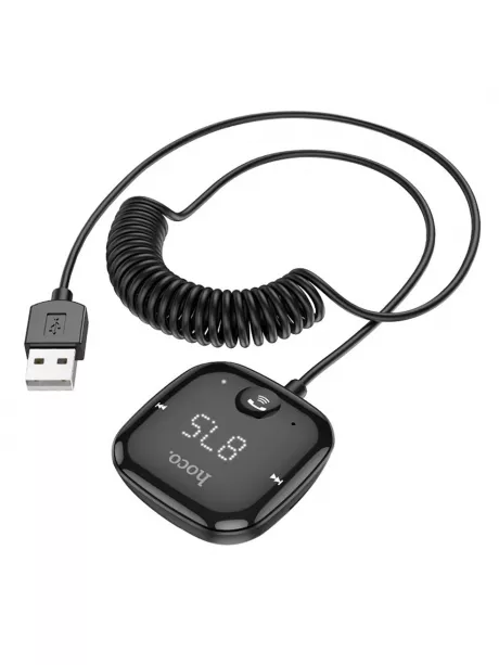 FM трансмитер с bluetooth Hoco E65 Unity car BT FM transmitter black