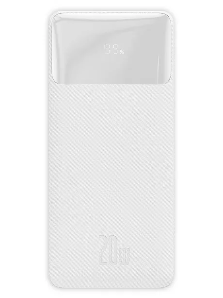 внешний аккумулятор Baseus Bipow Digital Display Power bank 20000mAh 20W white