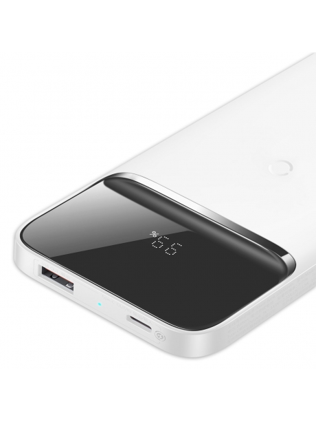 внешний аккумулятор Baseus Magnetic wireless quick charging power bank 10000mAh 20W white