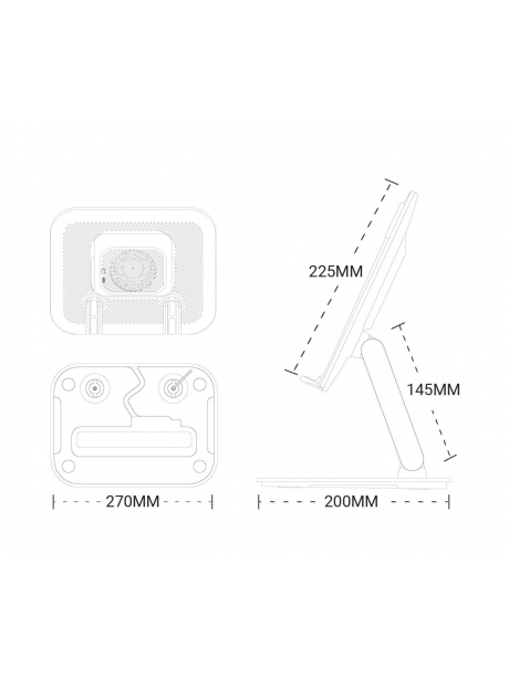 подставка для ноутбука Arroys LP-LD7 gray