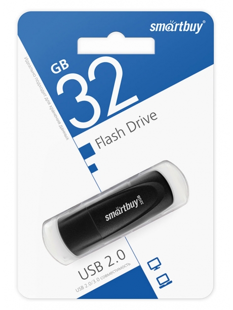 флешка USB SmartBuy Scout 32GB black