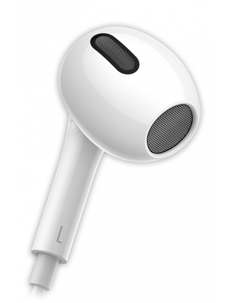 проводные наушники с микрофоном Baseus Encok 3.5mm lateral in-ear Wired Earphone H17 white