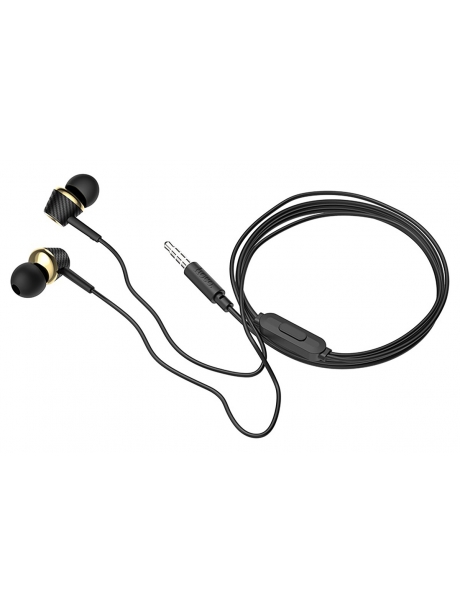 наушники с микрофоном для смартфона Hoco M70 Graceful universal earphones with mic black