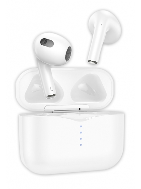TWS bluetooth наушники Hoco EW09 Soundman true wireless BT headset white