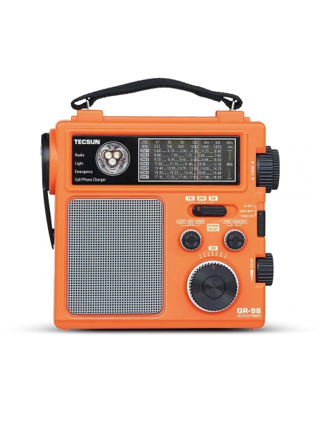 цифровой радиоприемник для экстремальных условий Tecsun GR-98 (export version) orange