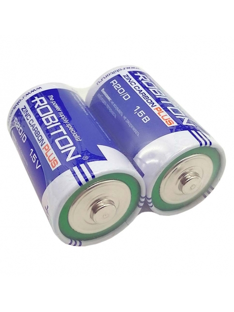 батарейки (2 шт.) Robiton PLUS R20/D-2S 