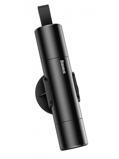 спасательный молоток в машину Baseus Sharp Tool Safety Hammer (Window-breaking+Safety belt cutting) dark gray