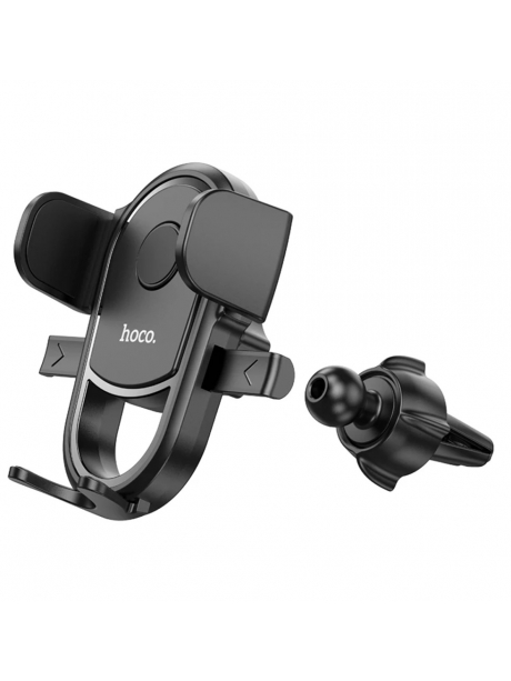 держатель на решетку вентиляции в машину Hoco H6 Grateful one-button car holder (air outlet) black