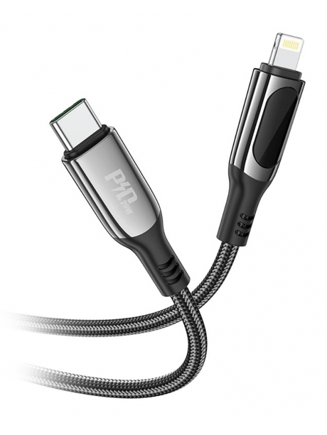 кабель для быстрой зарядки iPhone Hoco S51 Extreme PD charging data cable for iP black