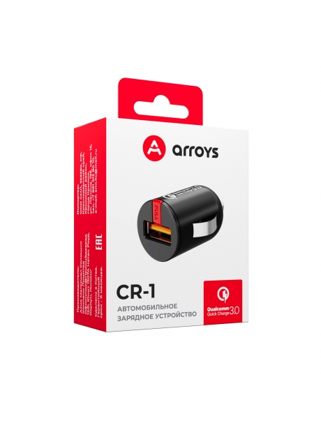 автомобильное зарядное устройство для смартфона Arroys CR-1 