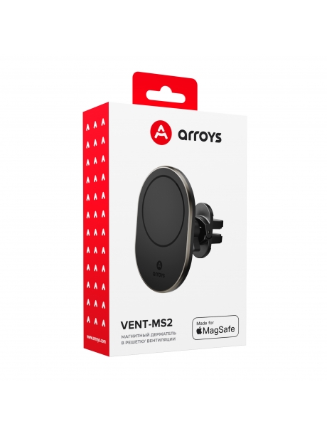 автомобильный держатель Arroys Vent-MS2 black