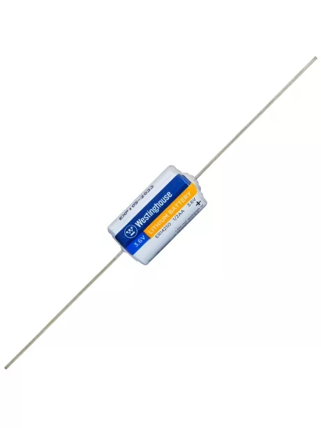 литиевые батарейки 3.6v Westinghouse ER 14250Y (1/2AA) axial wires 15шт. 
