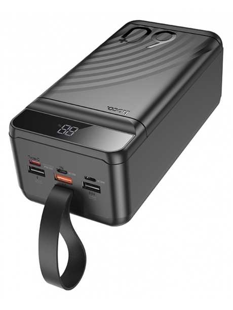 внешний аккумулятор повербанк Hoco J123C Element 22.5W+PD20W power bank with display(60000mAh) black