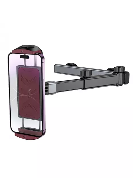 держатель на подголовник Hoco H69 Gamble telescopic tablet car holder (rear pillow) black &amp; red