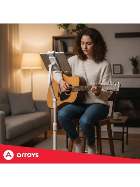 подставка напольная для планшета Arroys F-LU14 white