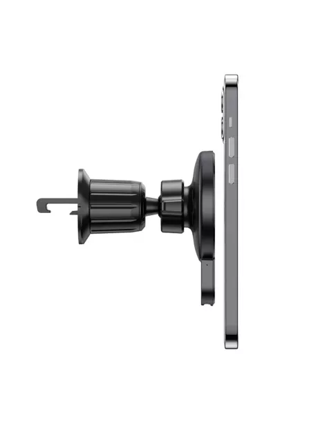 держатель с беспроводной зарядкой MagSafe Hoco CA85 Ultra-fast magnetic wireless charging car holder black