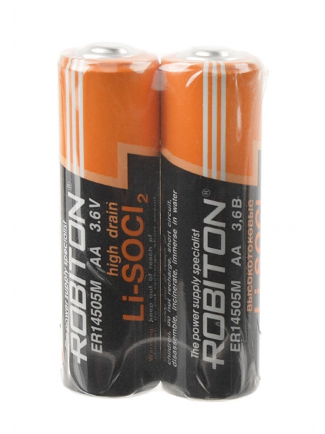 батарейка литий тионилхлоридная Robiton ER 14505M (AA) 