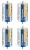 литиевые батарейки 3.6v Westinghouse ER 26500Y (C) axial wires 4шт. 