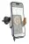 держатель Hoco HW7 Transparent Discovery Edition wireless fast charging car hold metal gray