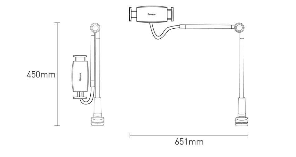 держатель на стол для планшета Baseus Otaku life rotary adjustment lazy holder