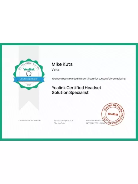 профессиональная USB гарнитура для компьютера Yealink UH34 Dual UC 